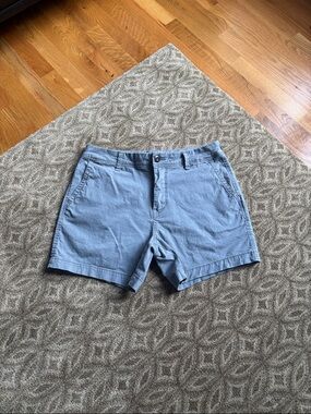 Aeropostale Gray Flat-Front Shorts